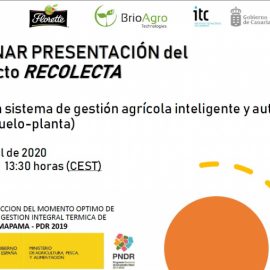 Webinar 28 abril 12:00. Jornada de presentación del proyecto RECOLECTA Webinar 28 abril 12:00. Jornada de presentación del proyecto RECOLECTA
